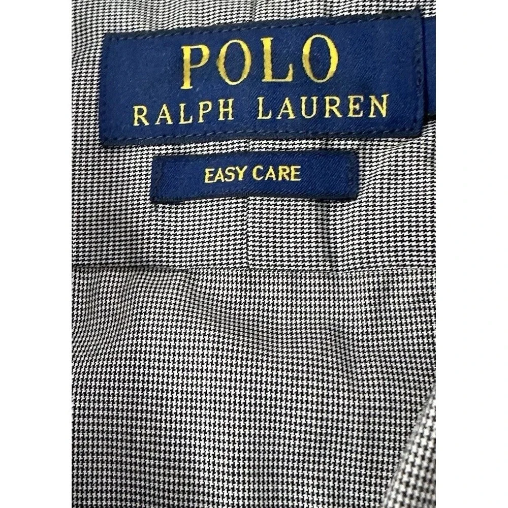 NWT Polo Ralph Lauren Gray Men's Easy Care Sz 15.5 34/35 Shirt X1